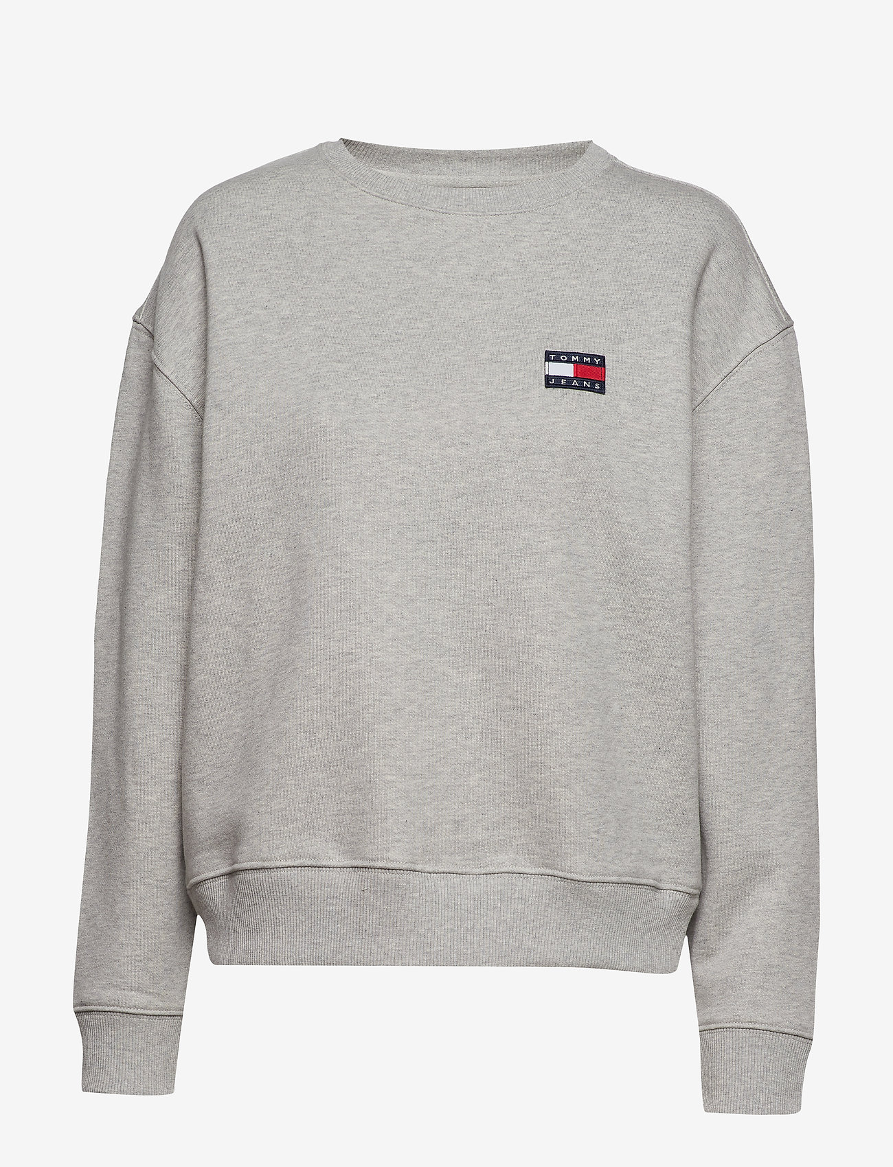 Tommy Jeans - TJW TOMMY BADGE CREW - lt grey htr - 0