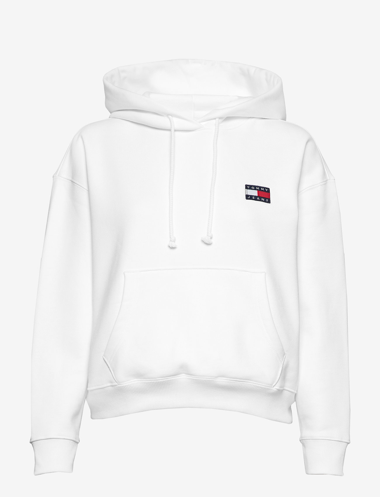 Tommy Jeans - TJW TOMMY BADGE HOOD - classic white - 0
