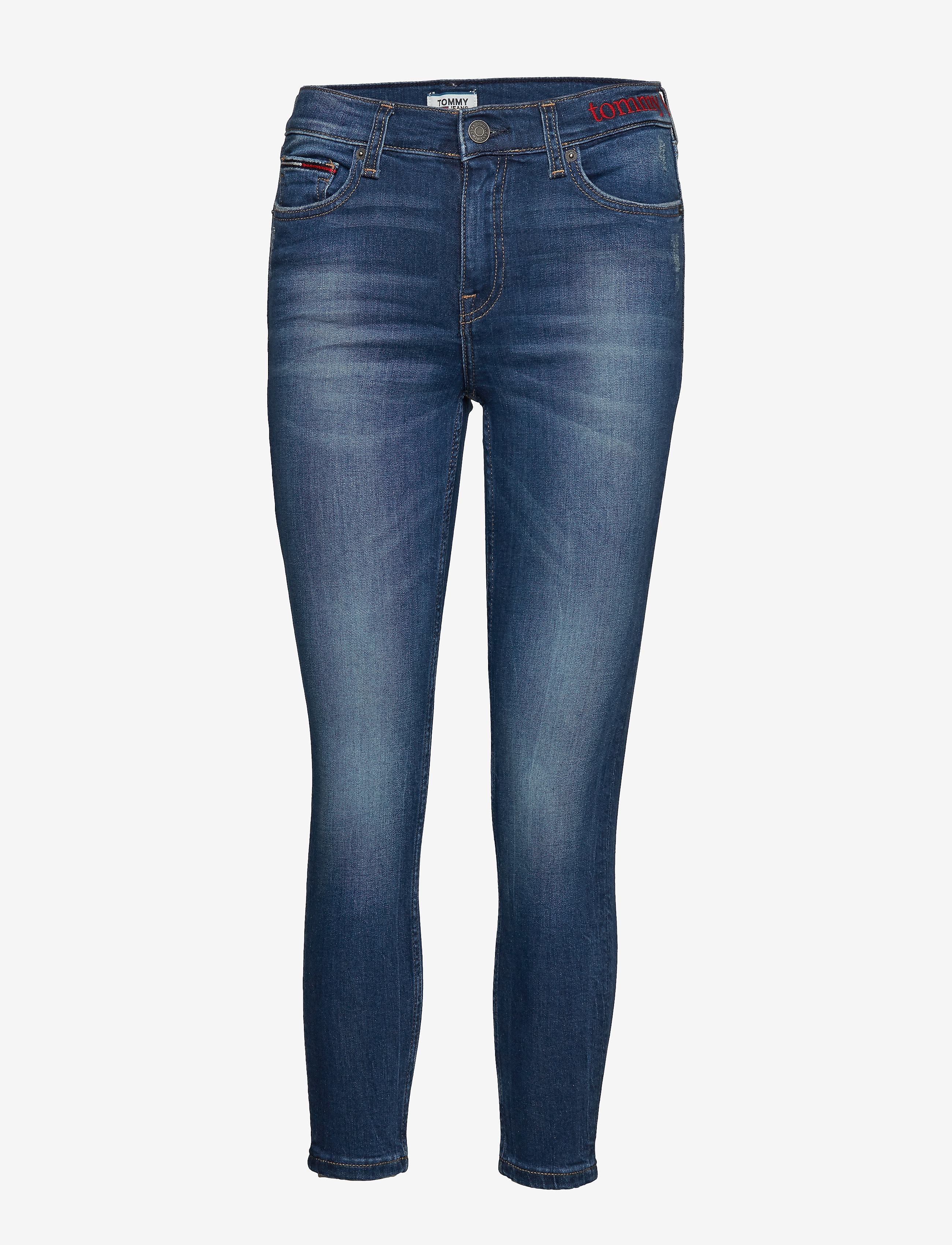 Tommy Jeans - MID RISE SKINNY NORA - elmira dk bl str - 0