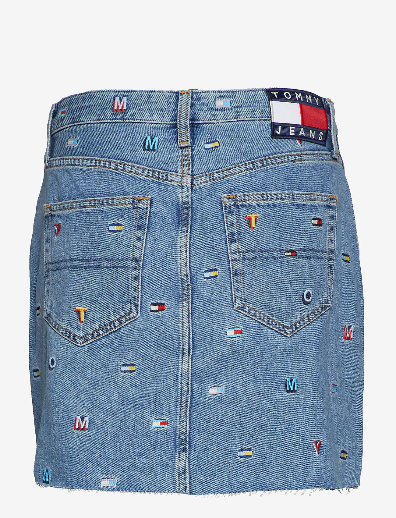 Tommy Jeans - SHORT DENIM SKIRT GR - gritter light bl rig - 1