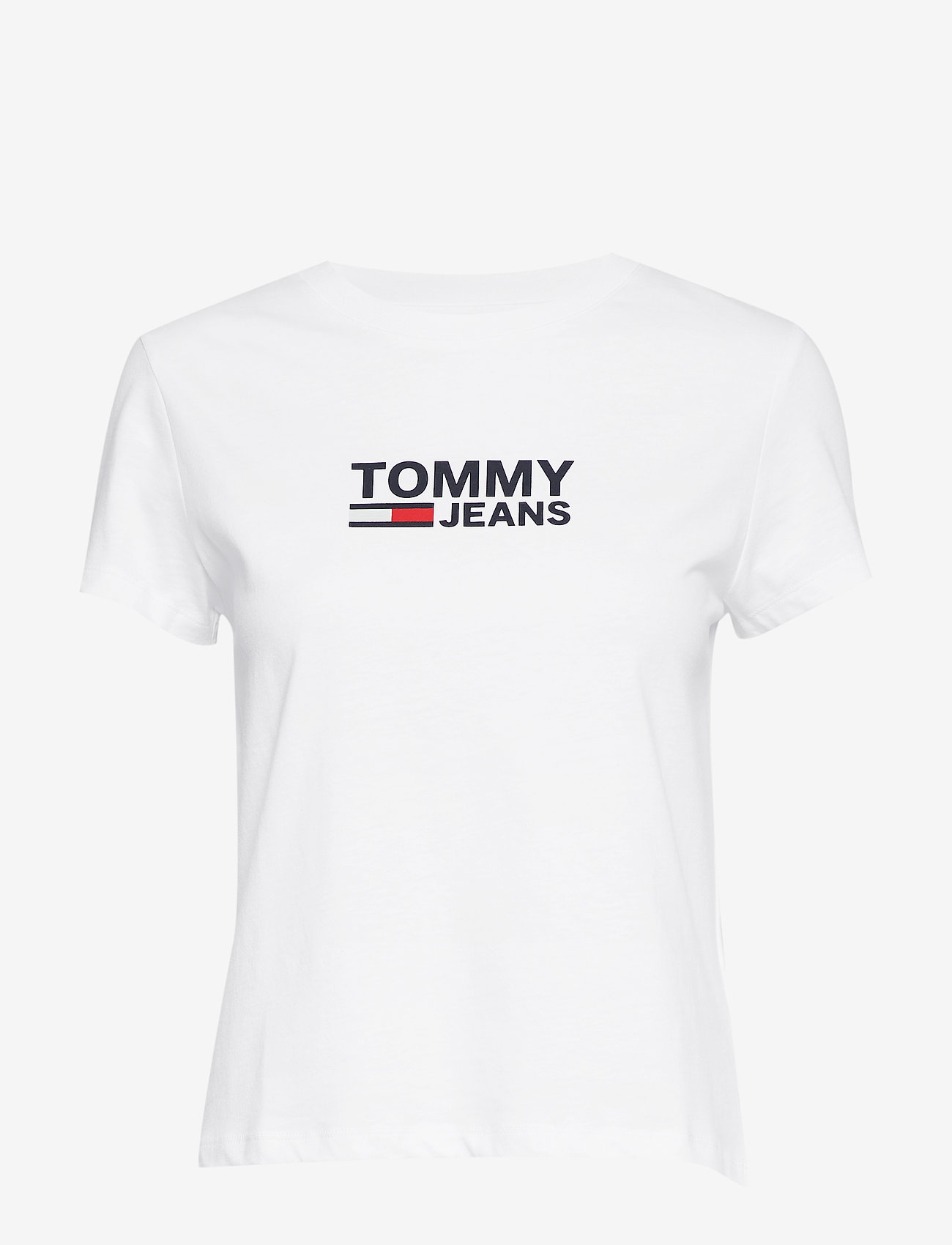 Tommy Jeans - TJW CORP LOGO TEE - classic white - 0