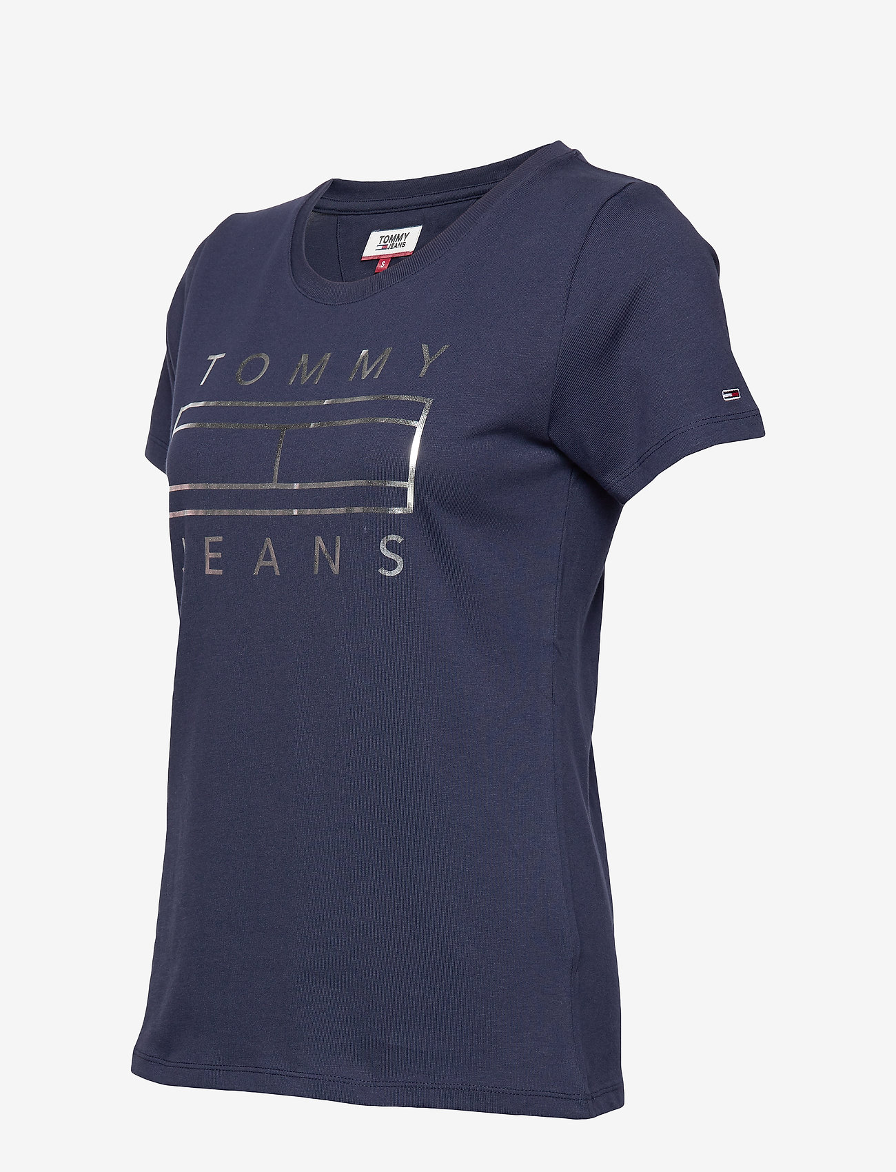 Tommy Jeans - TJW METALLIC LOGO TEE - black iris - 2