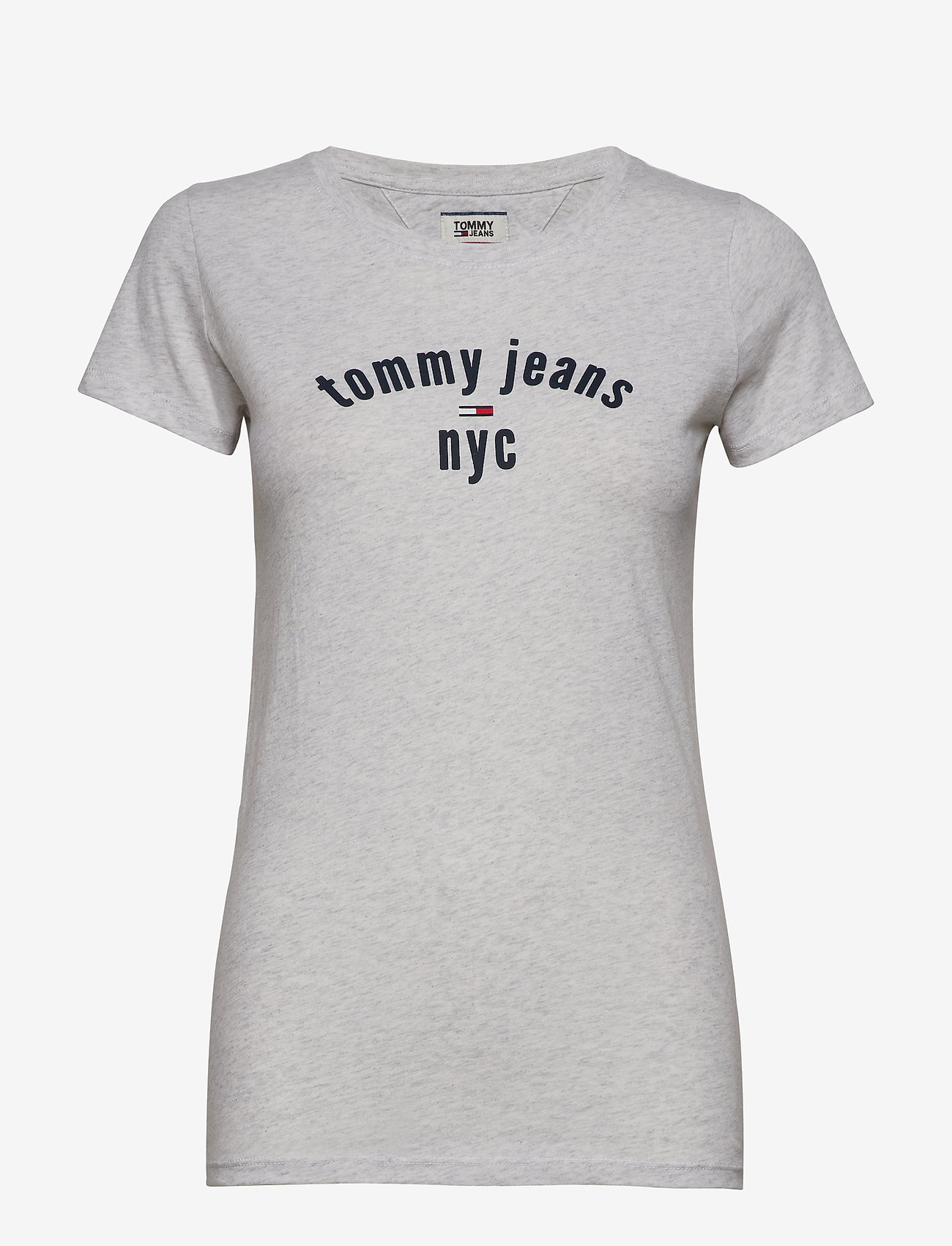 Tommy Jeans - TJW ESSENTIAL TOMMY TEE - pale grey htr - 0