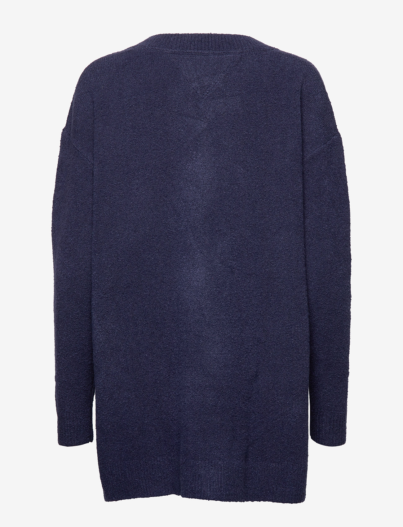 Tommy Jeans - TJW SIDE SLIT V-NECK SWEATER - black iris - 1