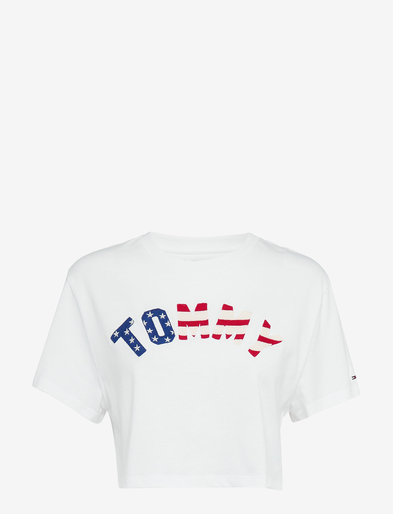 Tommy Jeans - TJW TOMMY US FLAG TE - classic white - 0