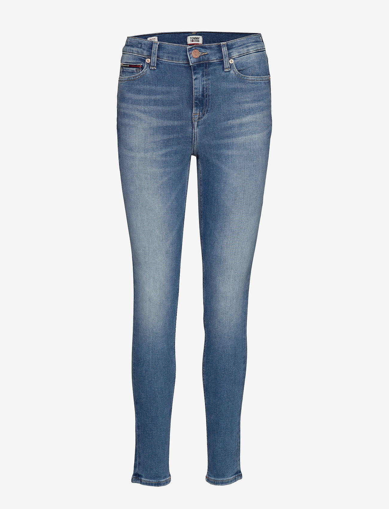 Tommy Jeans - NORA MID RISE SKINNY VCTYL - victory lt bl str - 0