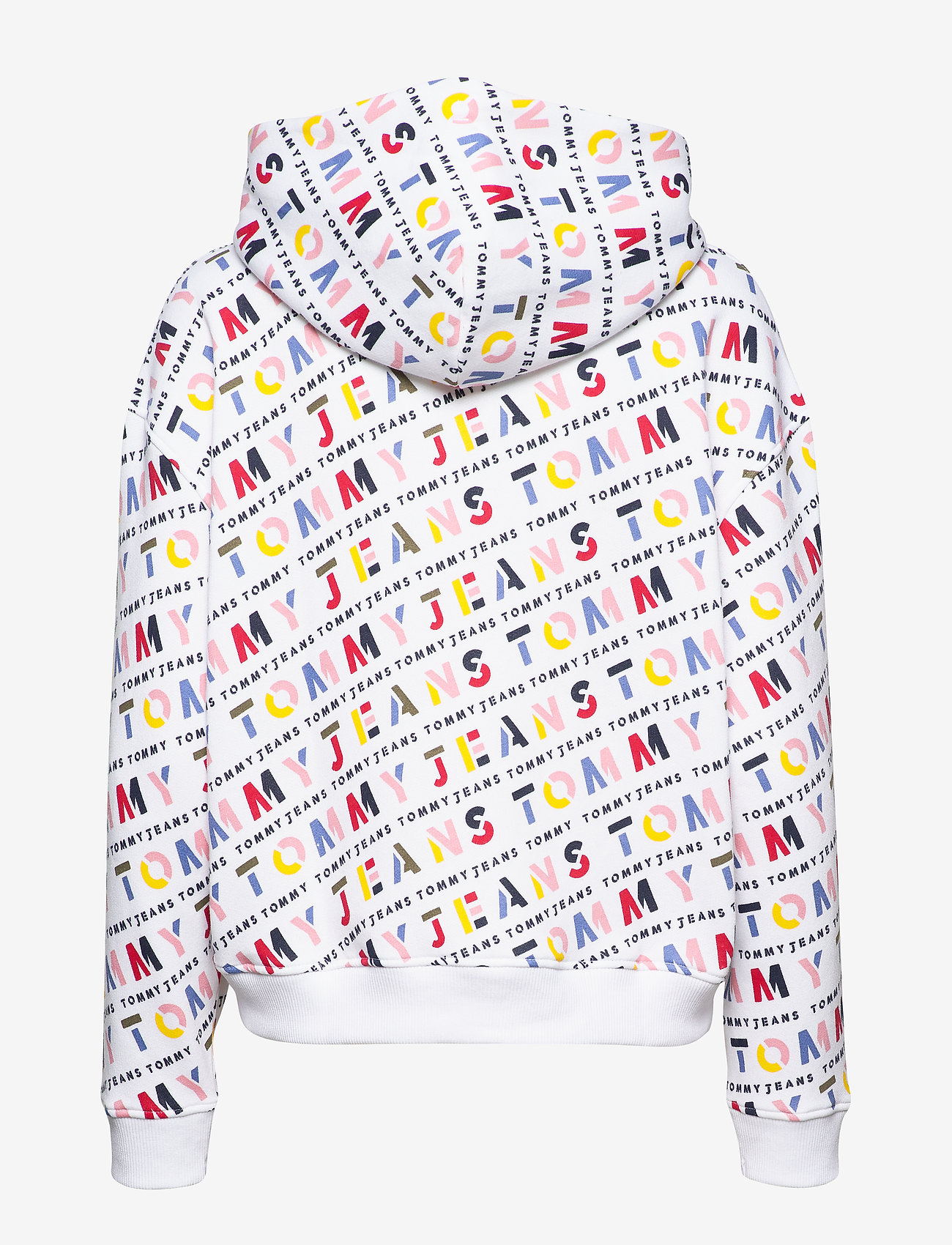 Tommy Jeans - TJW AOP HOODIE - classic white / stencil aop - 1