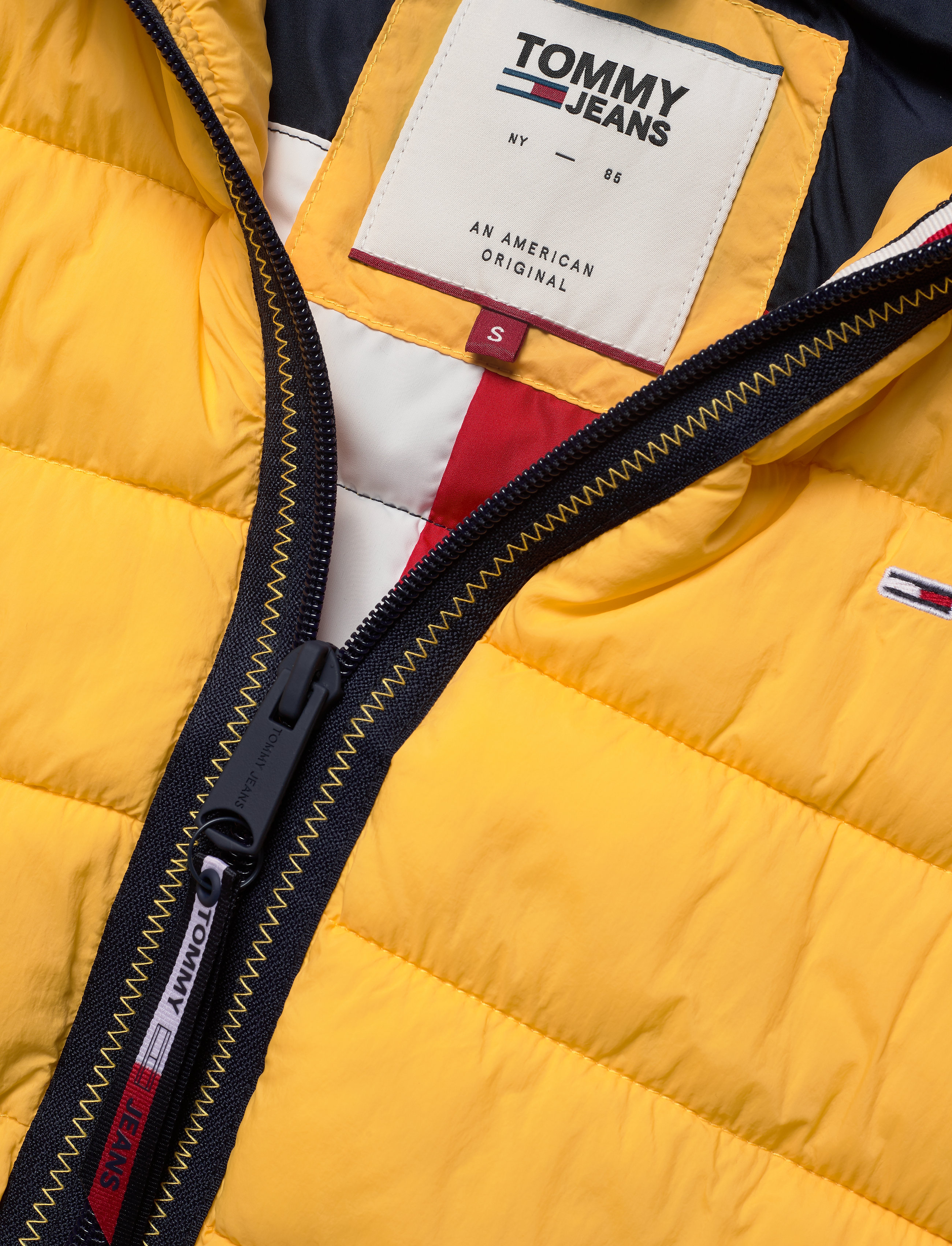 Tommy Jeans - TJW QUILTED TAPE DETAIL JACKET - spectra yellow - 4