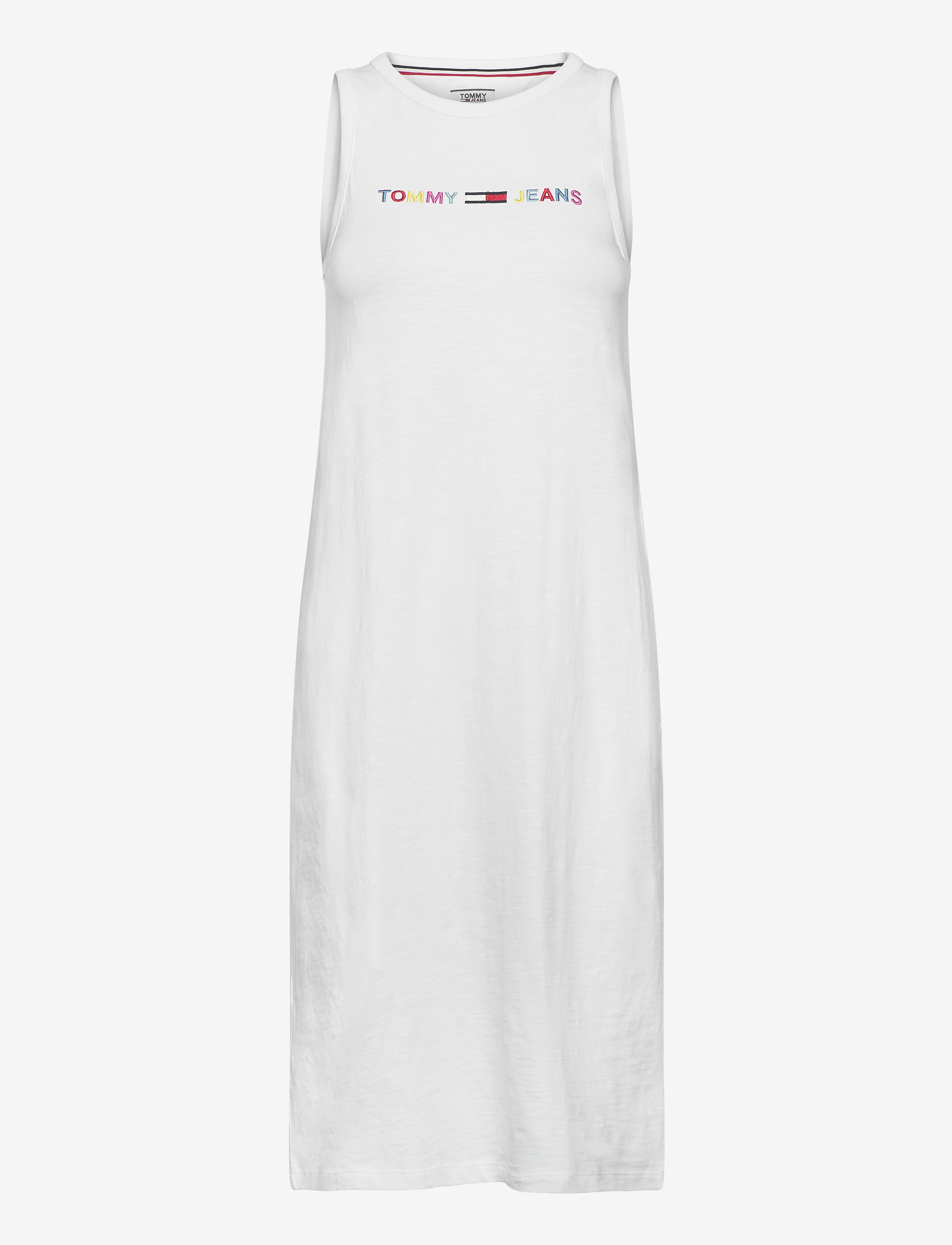Tommy Jeans - TJW LOGO TANK DRESS - white - 0