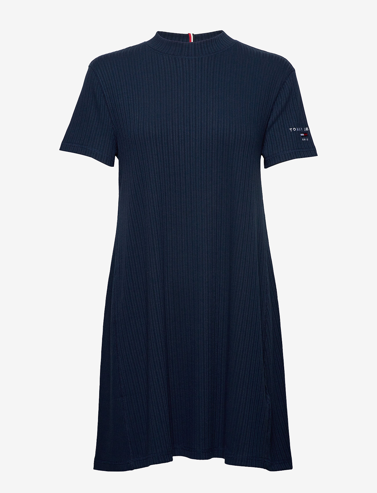Tommy Jeans - TJW RIB TEE DRESS - twilight navy - 0