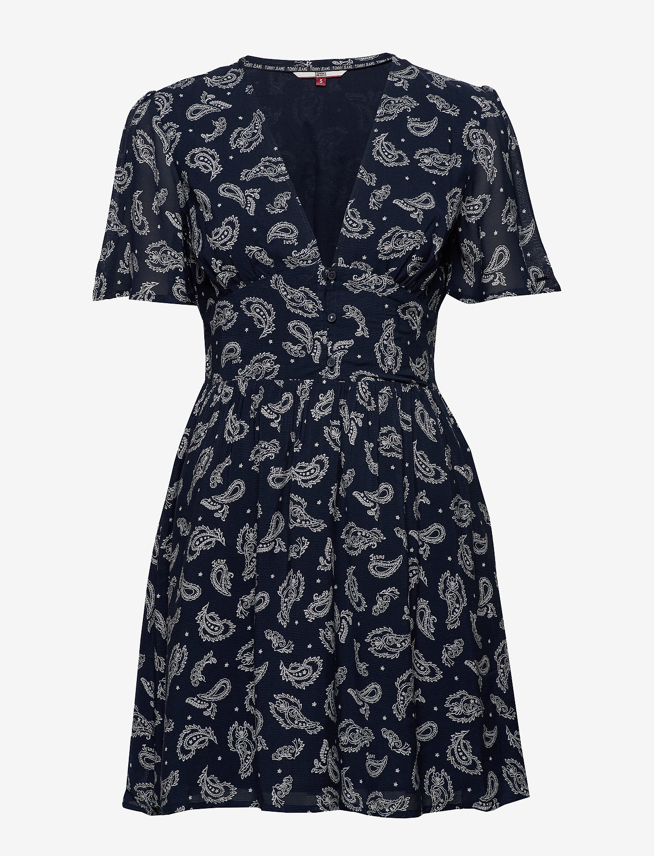 Tommy Jeans - TJW WAIST DETAIL FLU - paisley print / twilight navy - 0