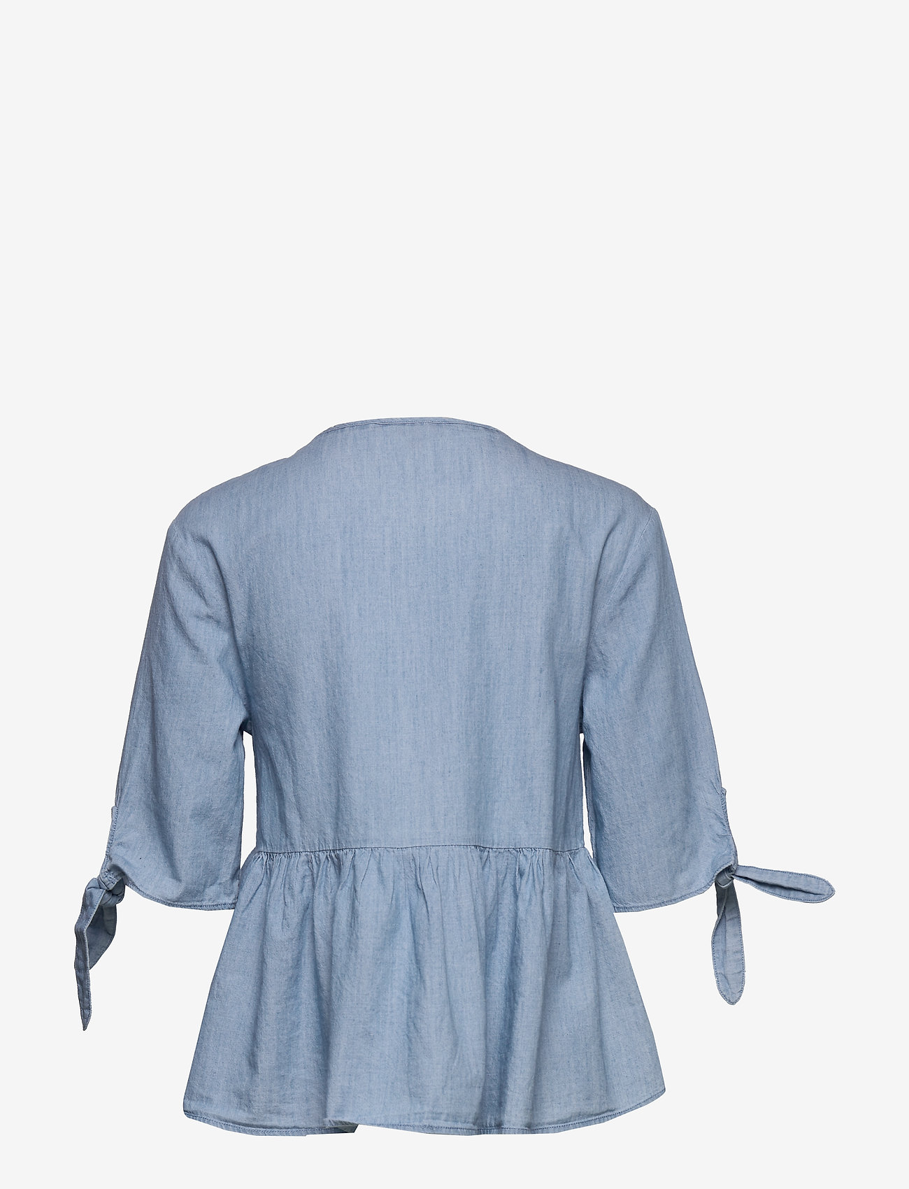 Tommy Jeans - TJW SLEEVE BOW CHAMB - light indigo - 1