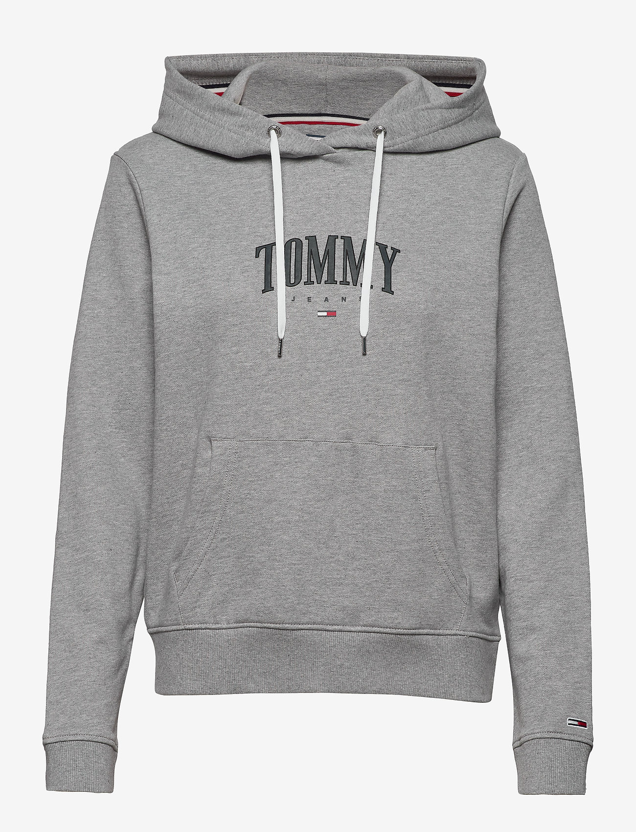 Tommy Jeans - TJW ESSENTIAL LOGO HOODIE - lt grey htr - 0