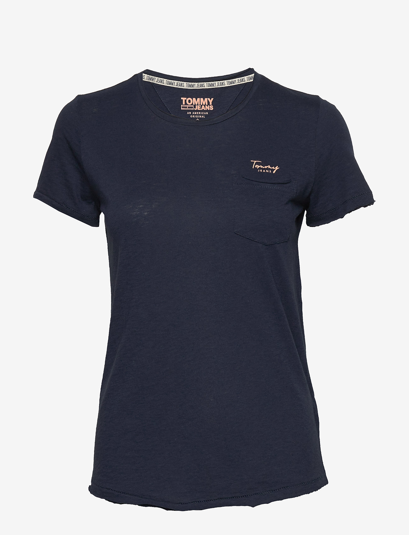 Tommy Jeans - TJW POCKET DETAIL TE - twilight navy - 0