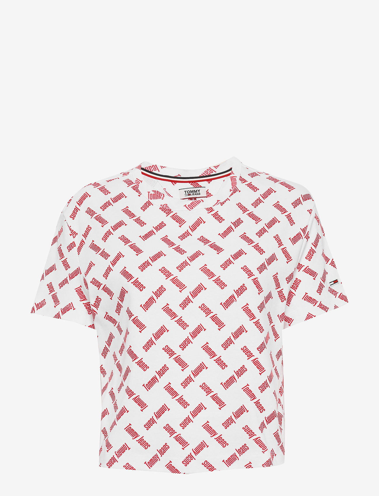 Tommy Jeans - TJW AOP TEE - logo print / white - 0