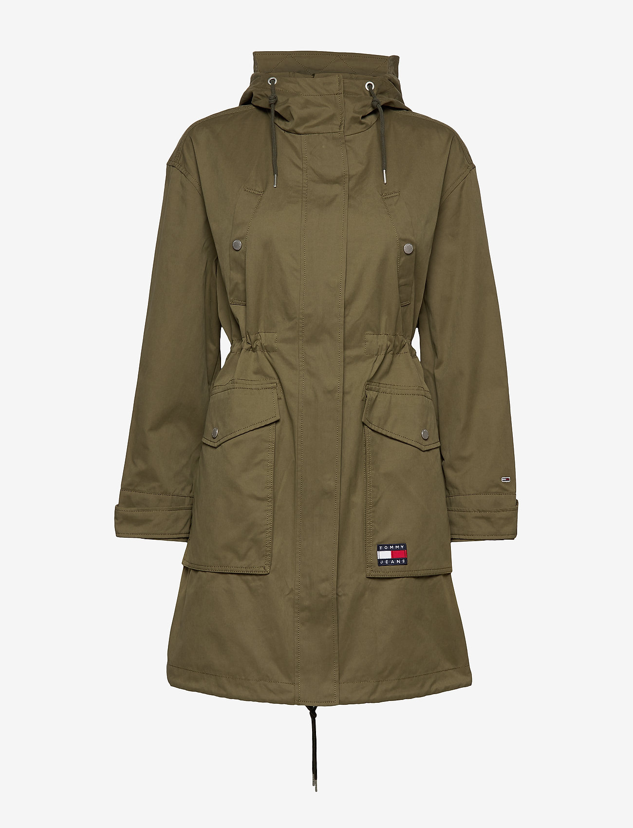 Tommy Jeans - TJW LOGO HOOD PARKA - olive tree - 2