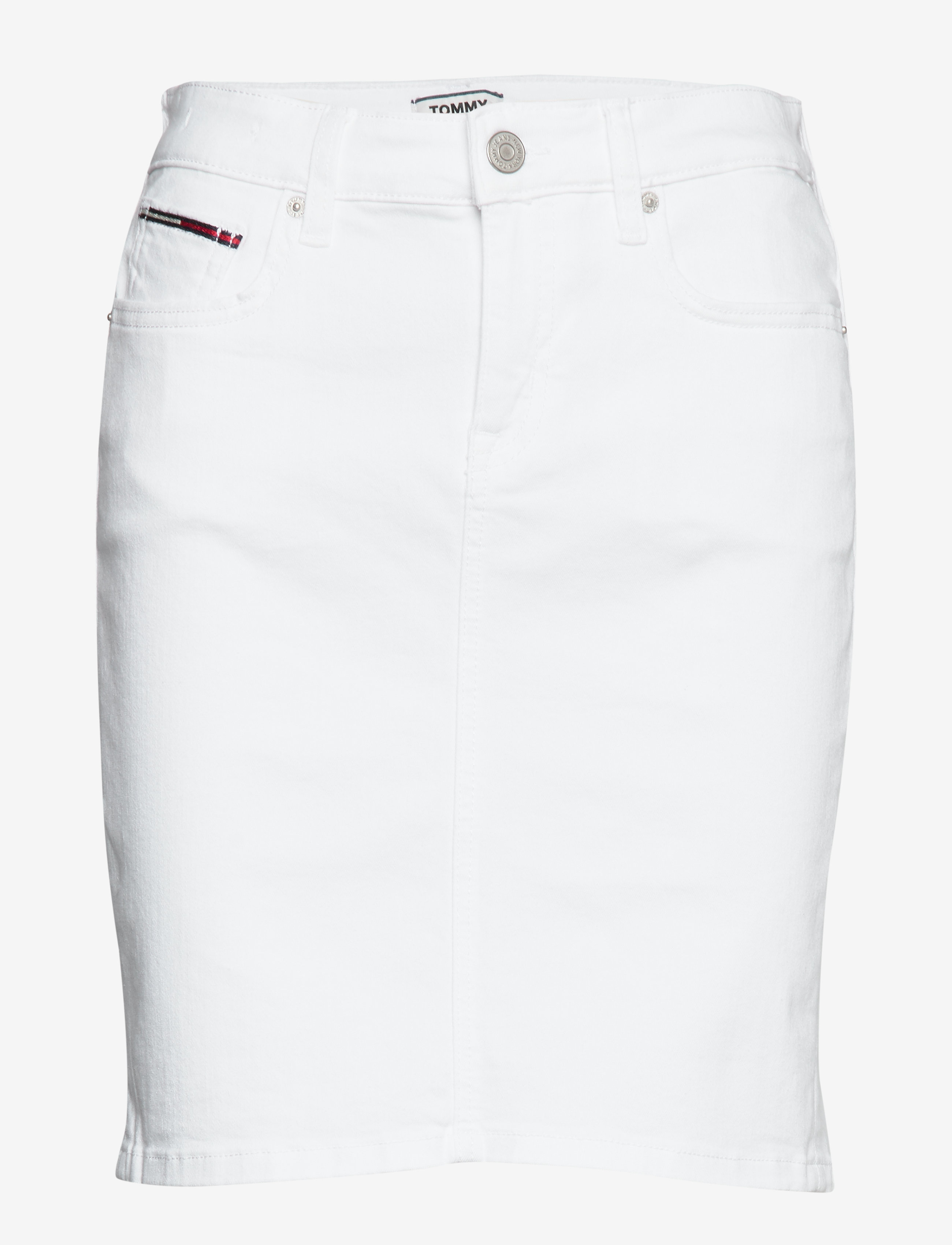 Tommy Jeans - CLASSIC DENIM SKIRT - candle white str - 0