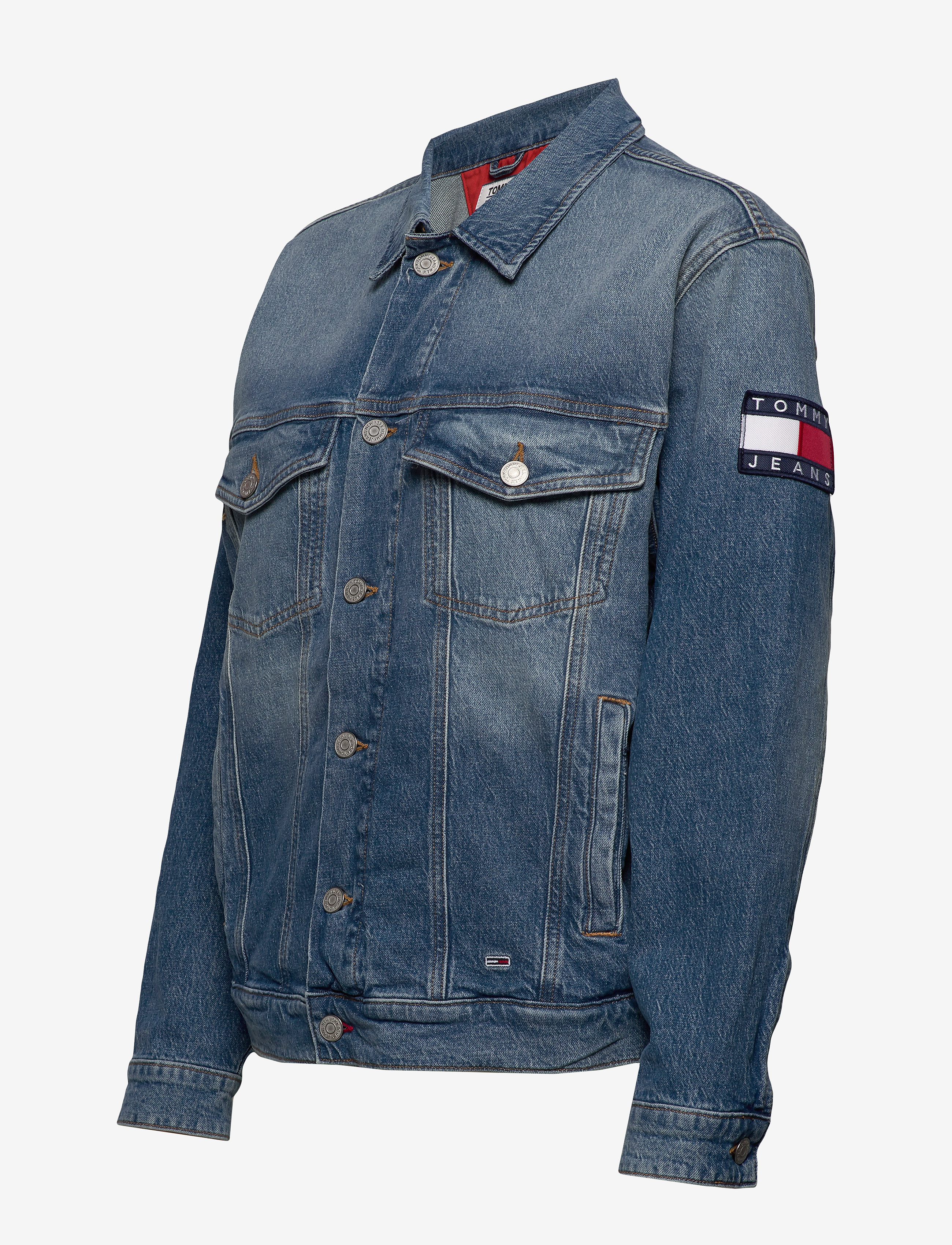 Tommy Jeans - OVERSIZE TRUCKER JAC - anin mid bl com - 2