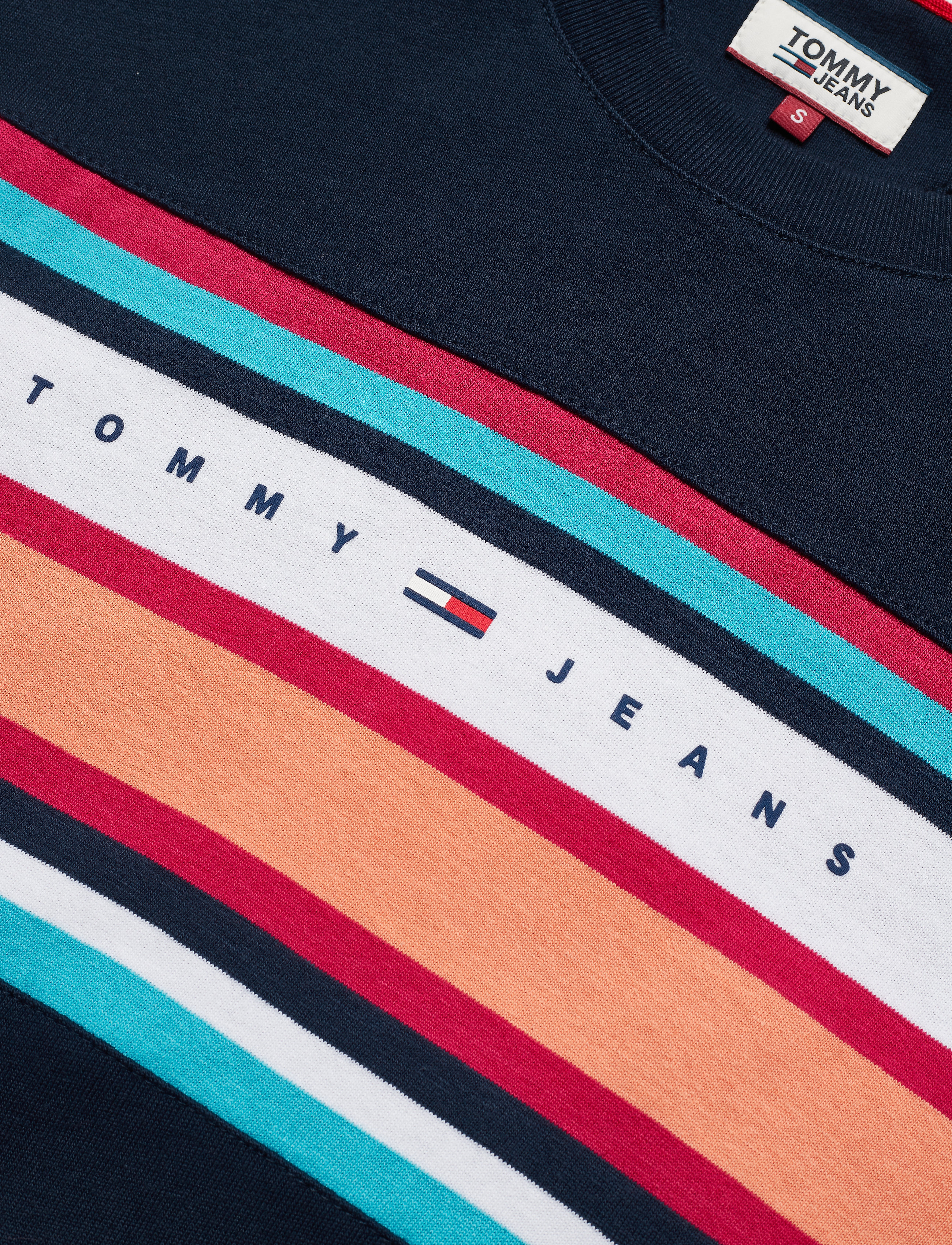 Tommy Jeans - TJW LOGO TEE DRESS - twilight navy - 2