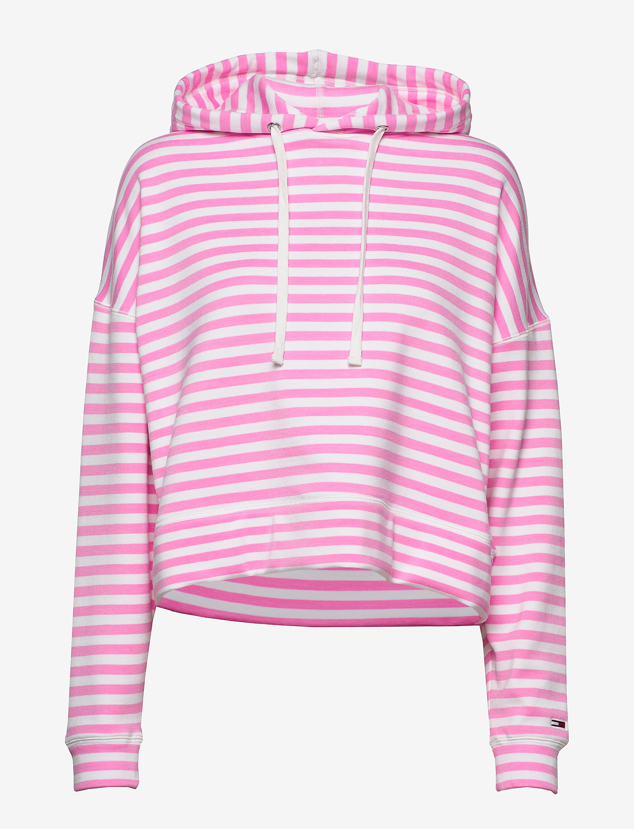 Tommy Jeans - TJW STRIPE HOODIE - pink daisy / white - 0