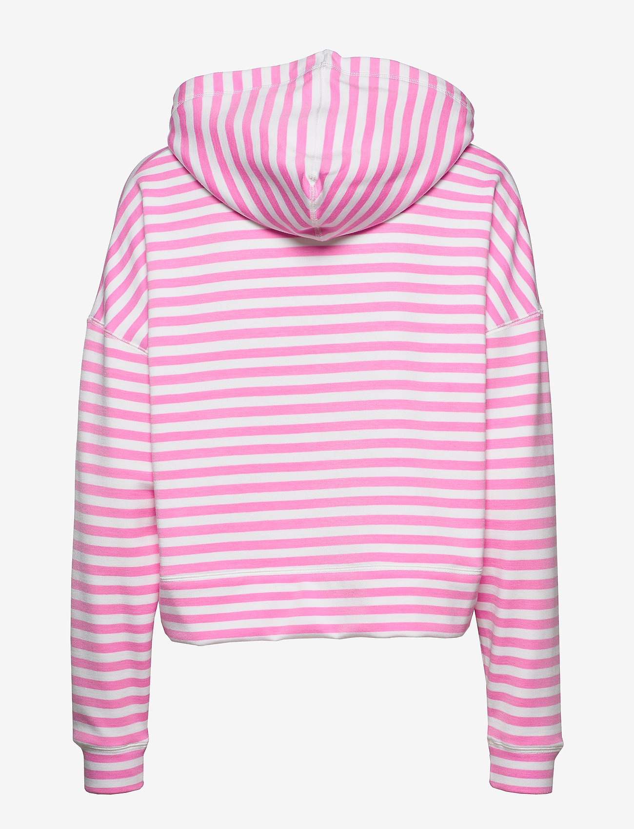 Tommy Jeans - TJW STRIPE HOODIE - pink daisy / white - 1