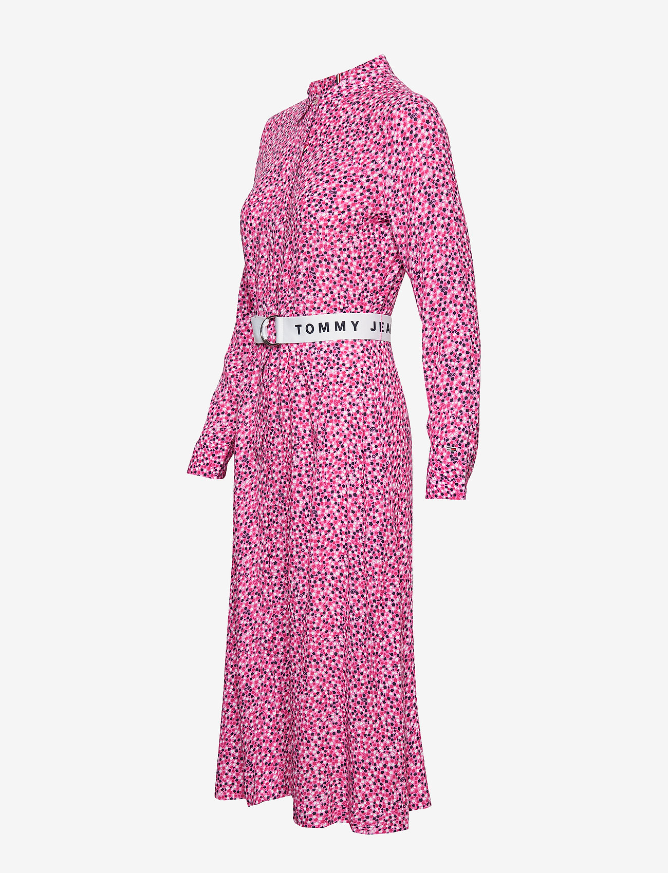 Tommy Jeans - TJW PRINTED SHIRT DRESS - ditsy floral print / pink dais - 3
