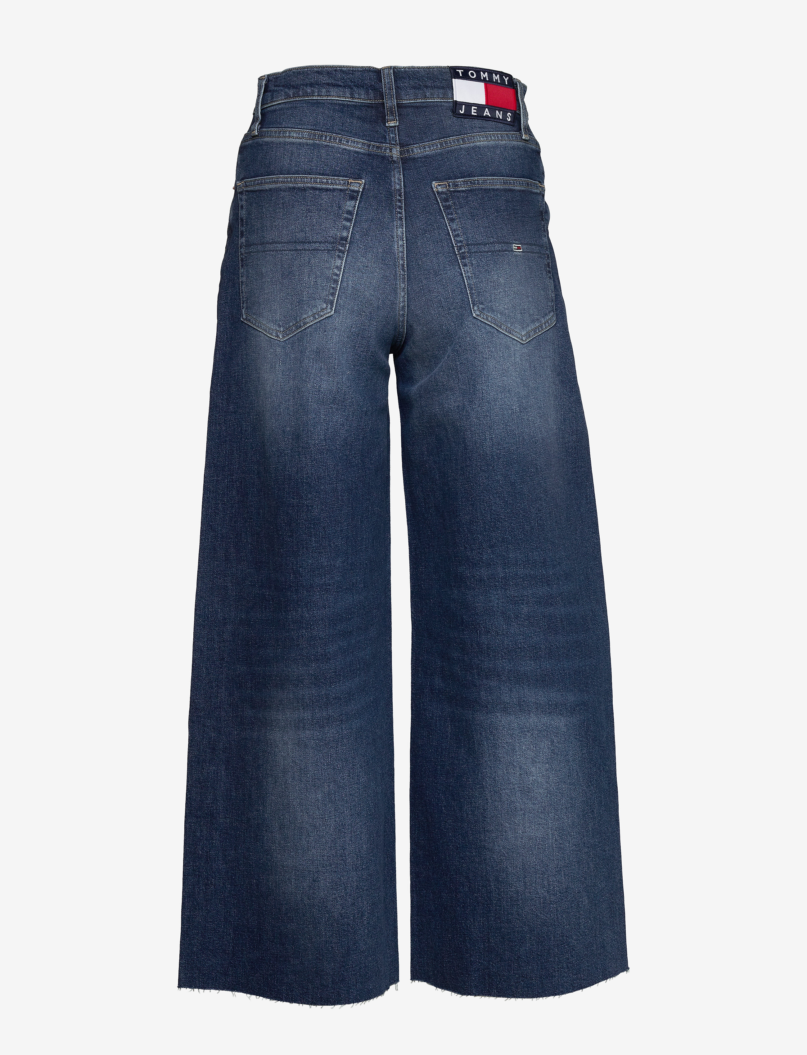 Tommy Jeans - MEG MR WIDE LEG ANKLE CNDBCF - cony dark blue comfort - 1