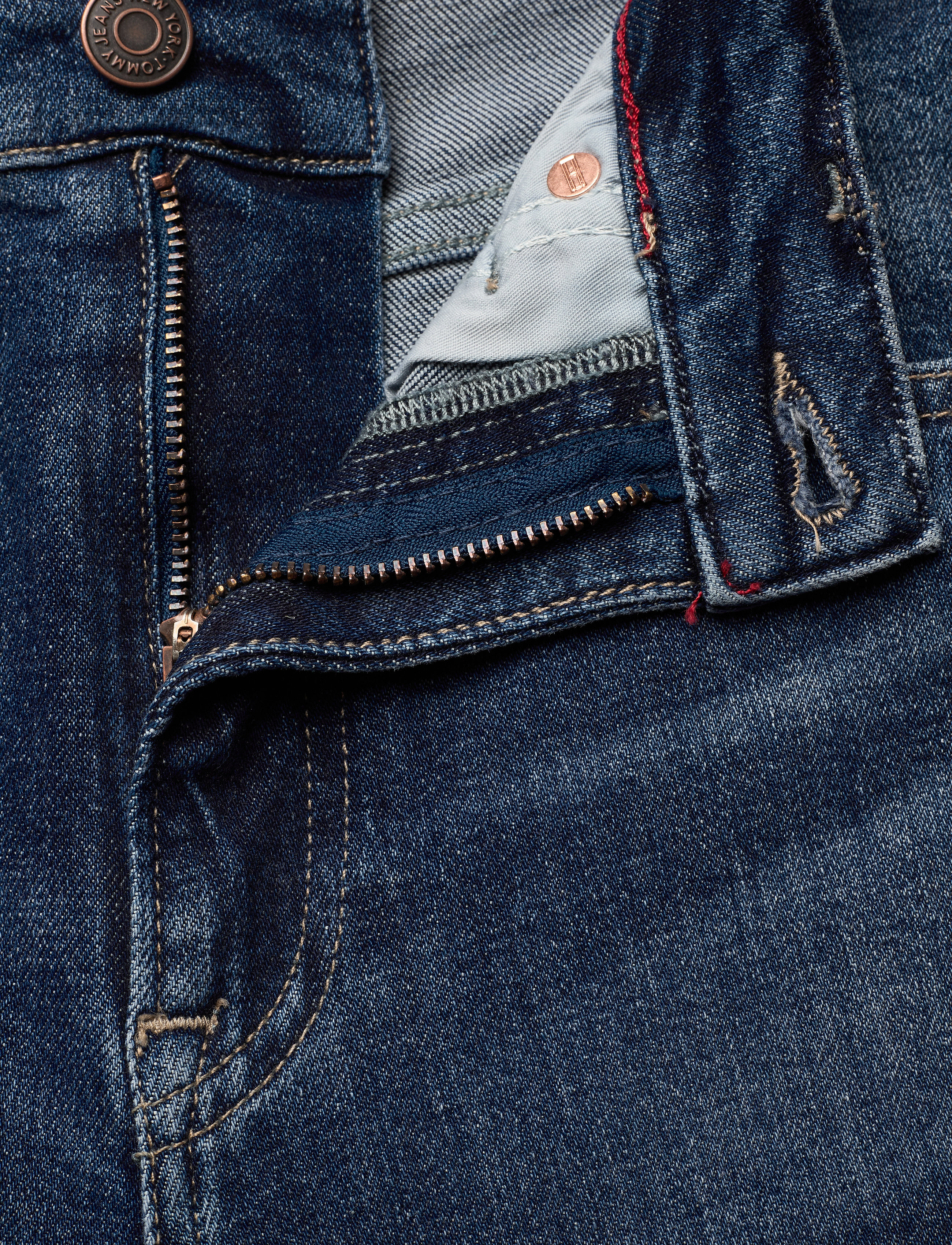 Tommy Jeans - MEG MR WIDE LEG ANKLE CNDBCF - cony dark blue comfort - 3