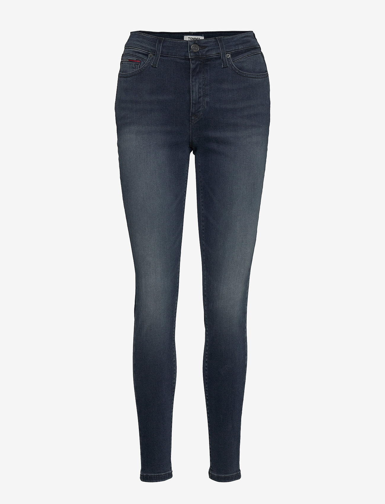 Tommy Jeans - NORA MR SKNY DYNRDB - dynm raven dark blue stretch - 0