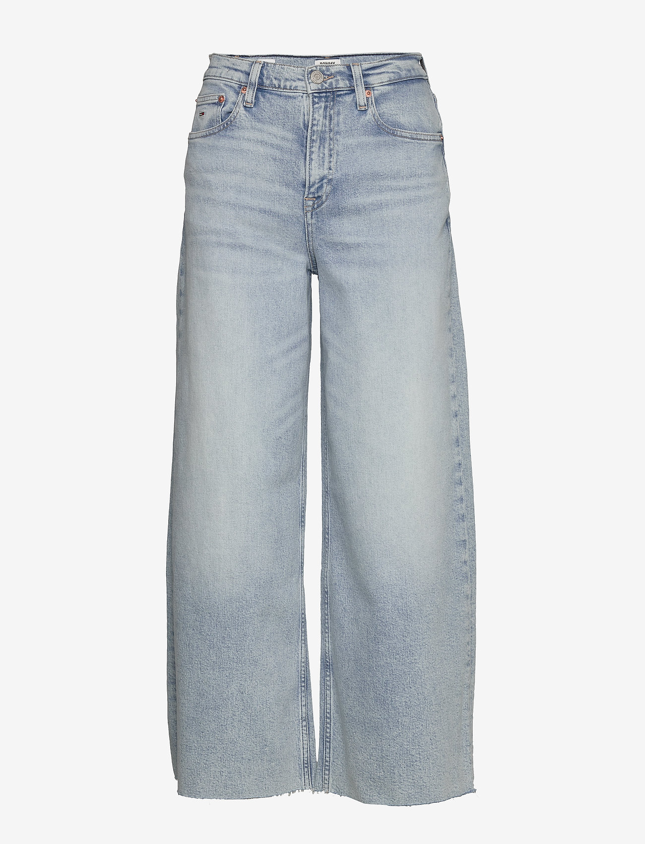 Tommy Jeans - MEG MR WIDE LEG ANKLE CNLBCF - cony light blue comfort - 0