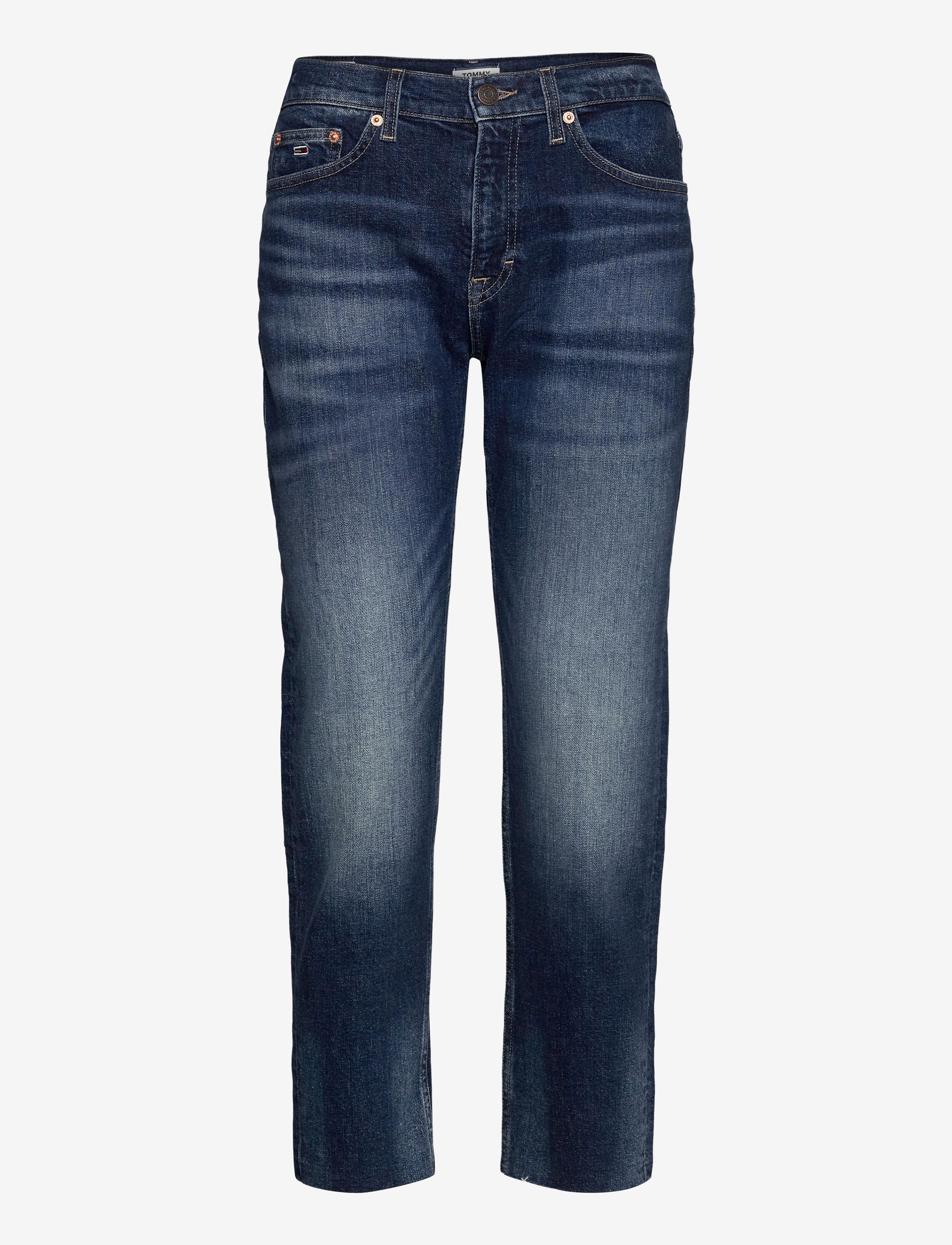 Tommy Jeans - IZZY HR SLIM ANKLE CNDBCF - cony dark blue comfort - 0