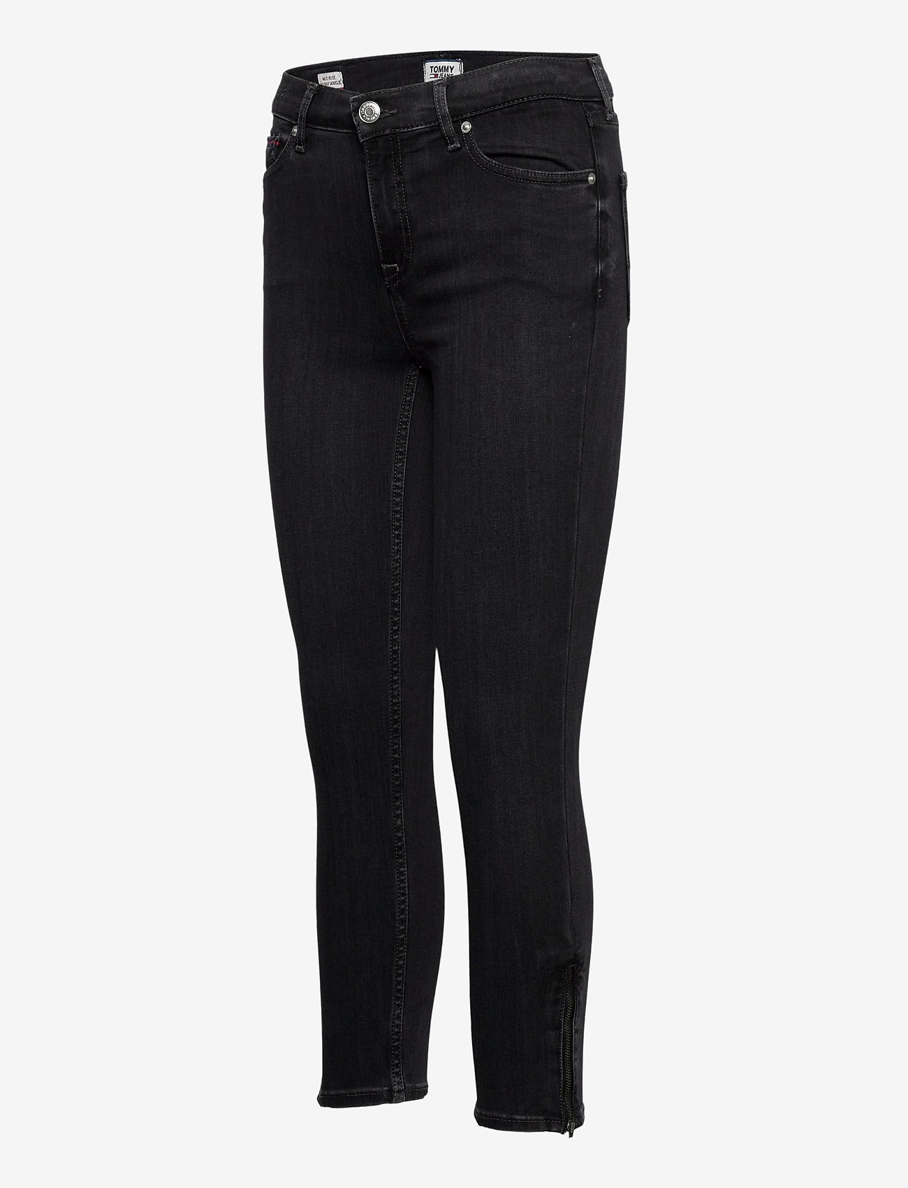 Tommy Jeans - NORA MR SKNY ANKLE ZIP BRBK - bird black stretch - 3