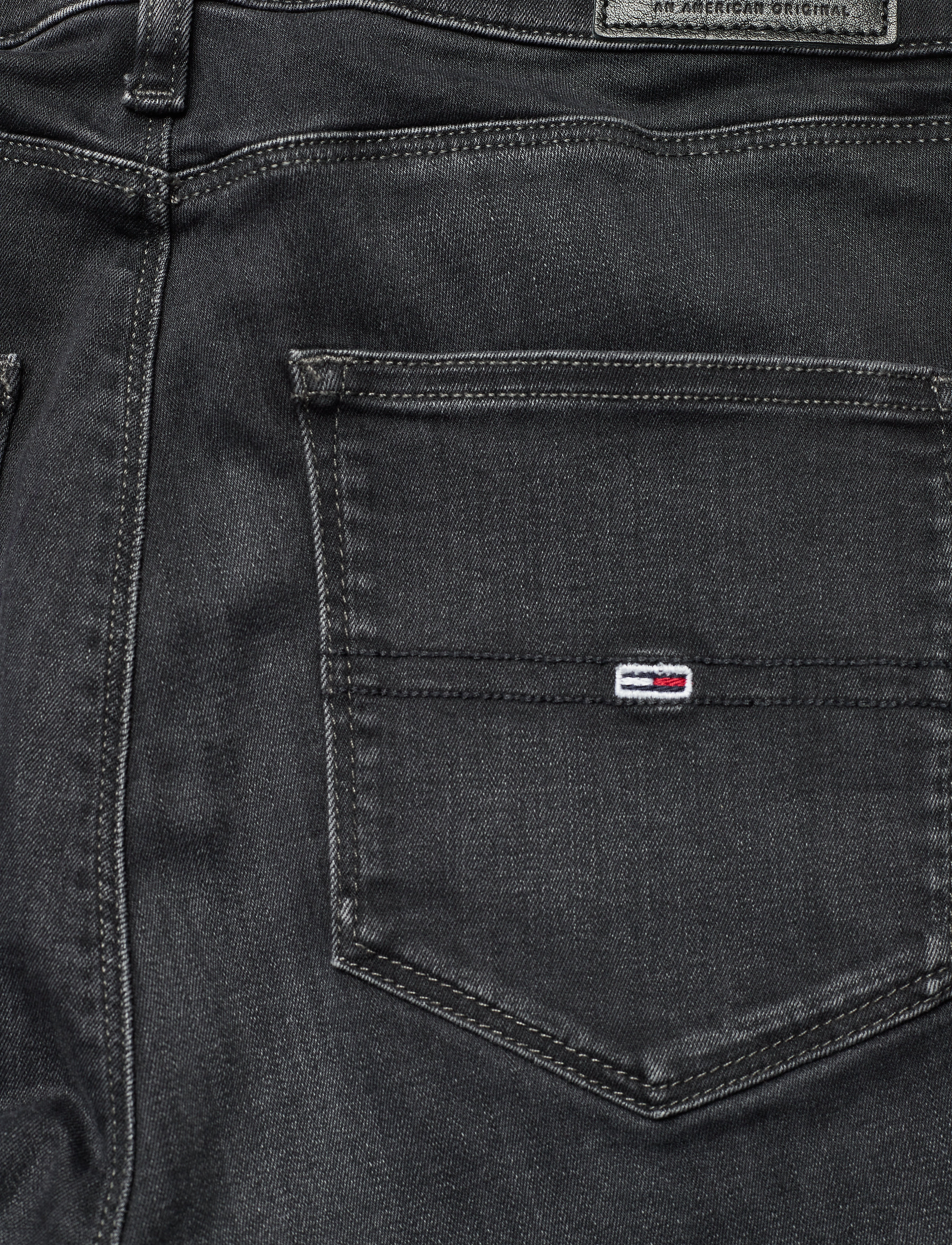 Tommy Jeans - SYLVIA HR SUPER SKNY ANKLE BRBK - bird black stretch - 4