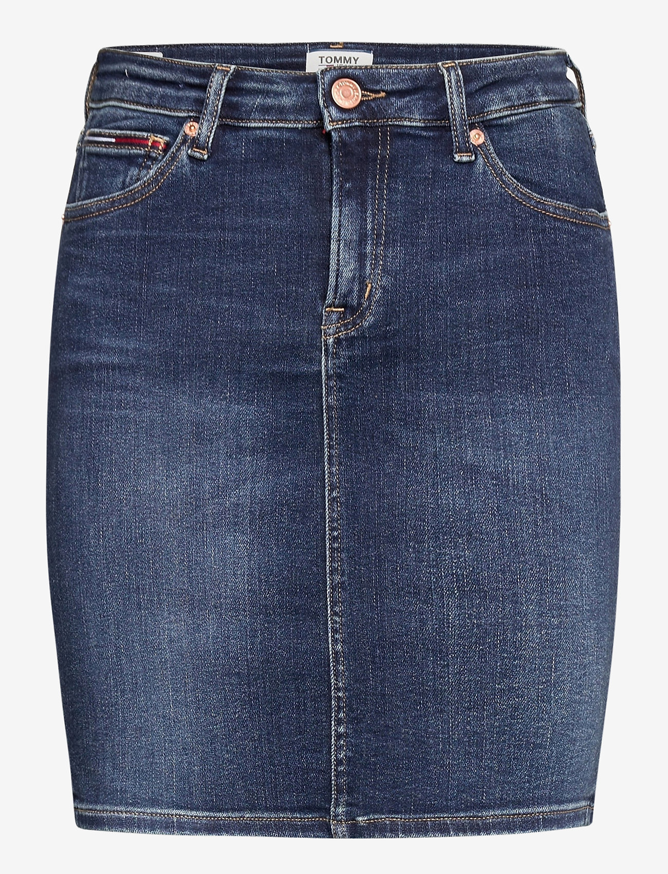 Tommy Jeans - CLASSIC DENIM SKIRT KDBST - knox dark blue stretch - 0