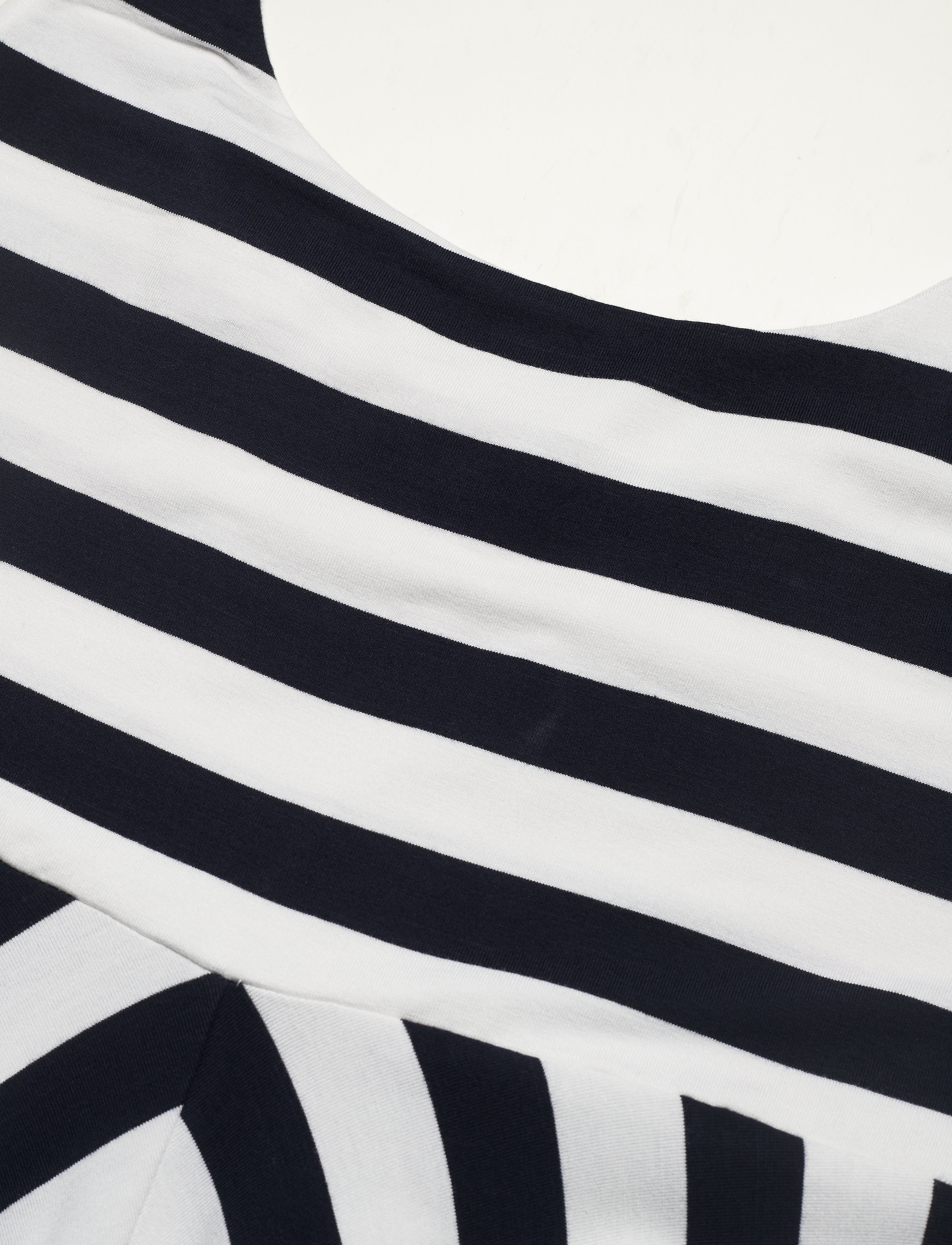 Tommy Jeans - TJW SUMMER STRIPE FITFLARE DRESS - twilight navy / white - 2