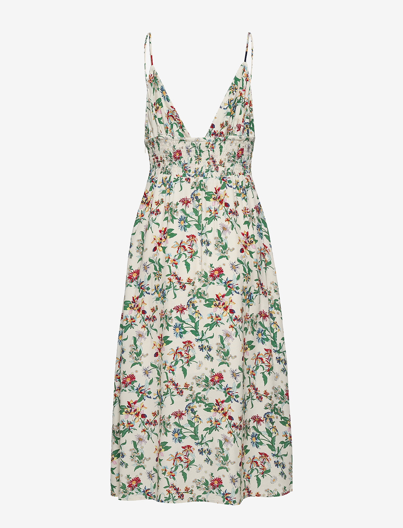 Tommy Jeans - TJW SUMMER V-NECK STRAP DRESS - hawaii print - 1