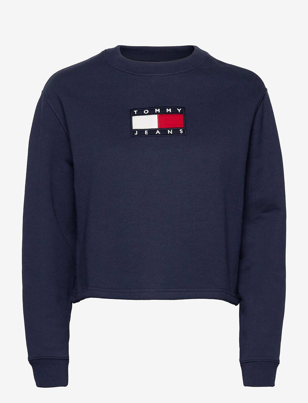 Tommy Jeans - TJW TOMMY FLAG CREW - twilight navy - 0