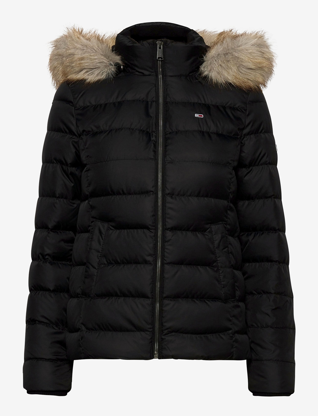 Tommy Jeans - TJW BASIC HOODED DOWN JACKET - black - 2