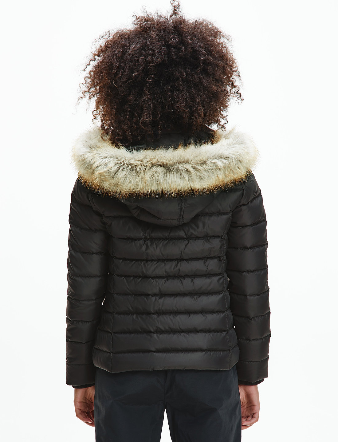 Essential hooded down coat on sale
