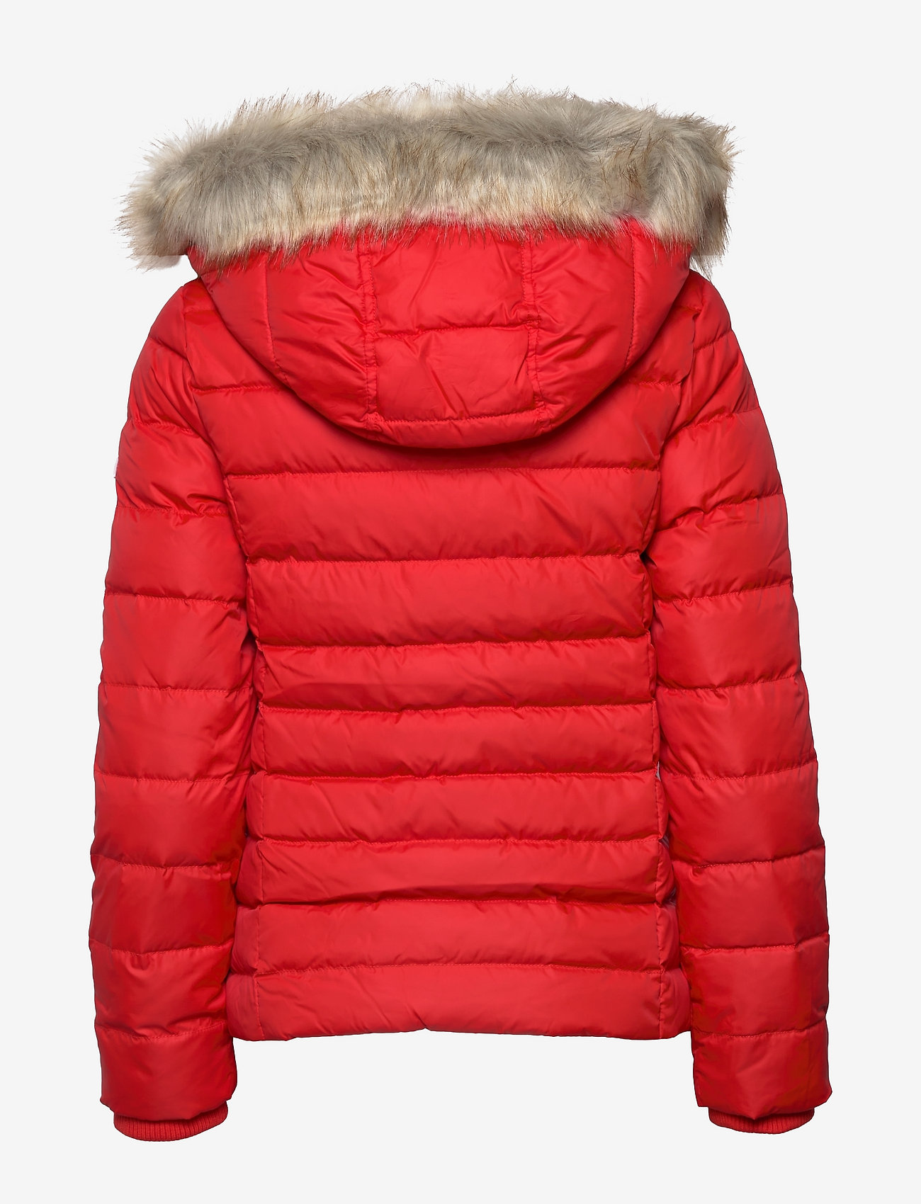 Tommy Jeans - TJW BASIC HOODED DOWN JACKET - forede jakker - deep crimson - 1