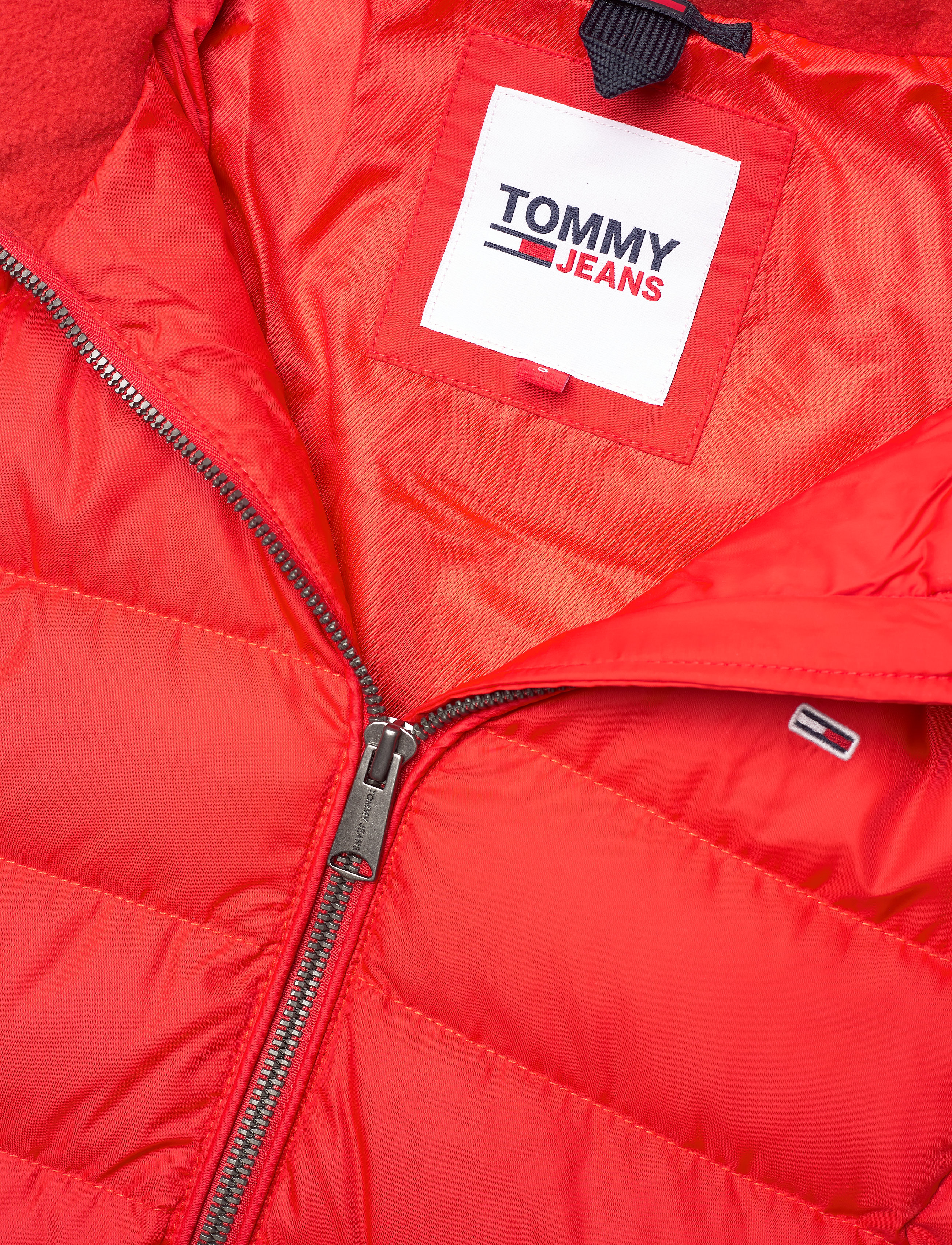 Tommy Jeans - TJW BASIC HOODED DOWN JACKET - deep crimson - 2