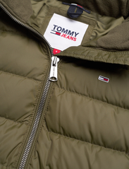 Tommy Jeans - TJW BASIC HOODED DOWN JACKET - fôrede jakker - drab olive green - 2
