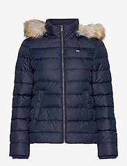 Tommy Jeans - TJW BASIC HOODED DOWN JACKET - down- & padded jackets - twilight navy - 1