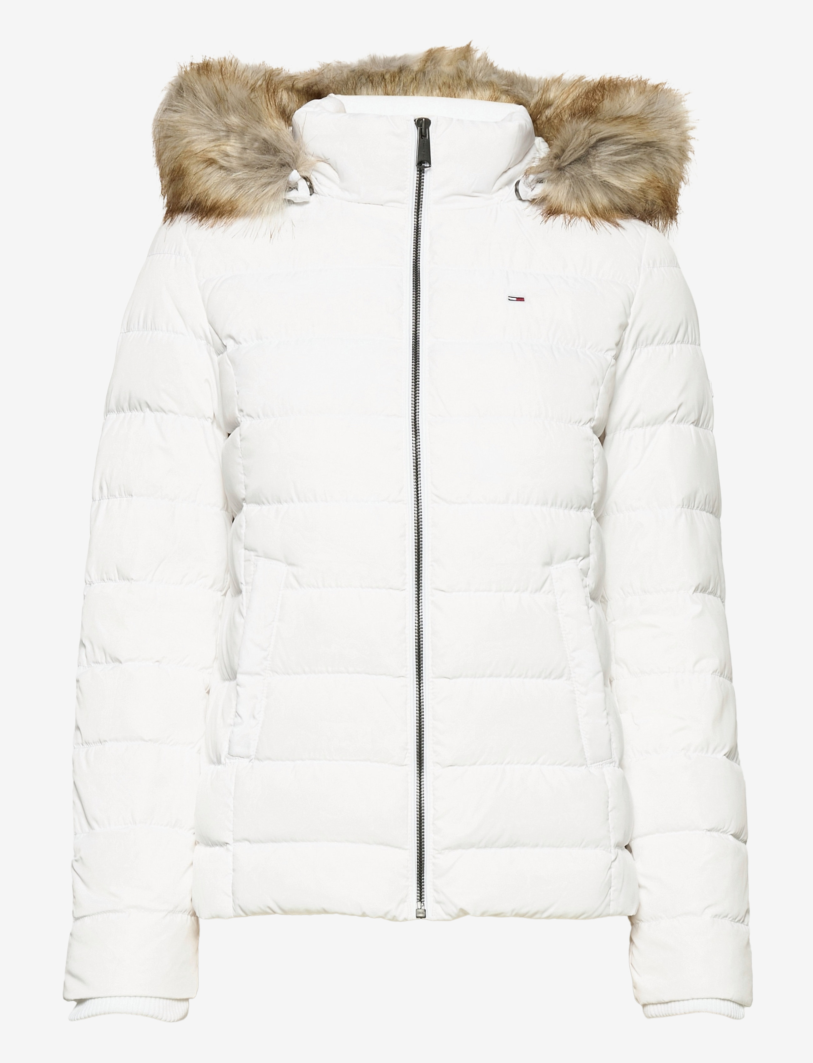 Tommy Jeans - TJW BASIC HOODED DOWN JACKET - white - 1