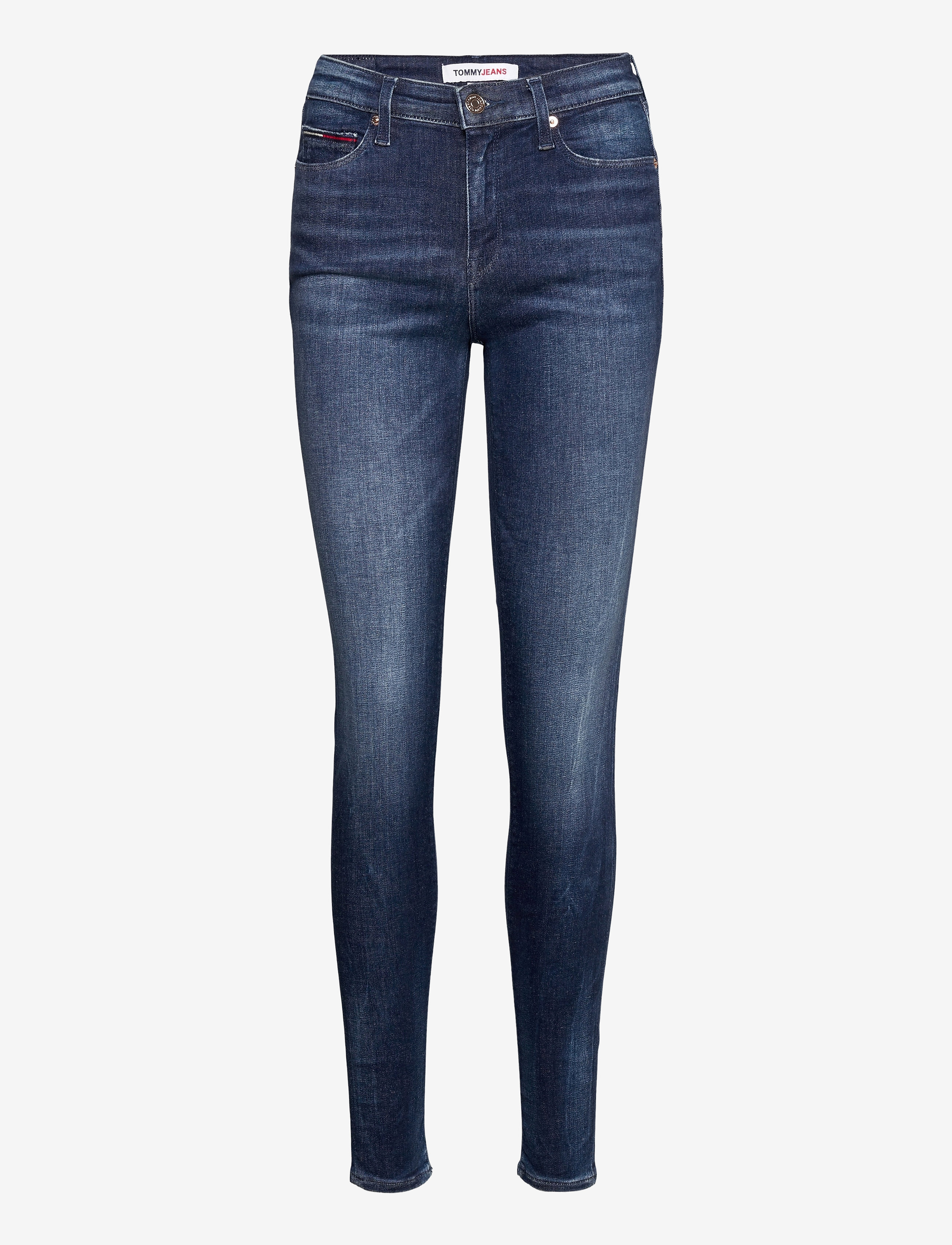 Tommy Jeans - NORA MR SKNY DYMDBS - dynamic mira dark blue str - 0