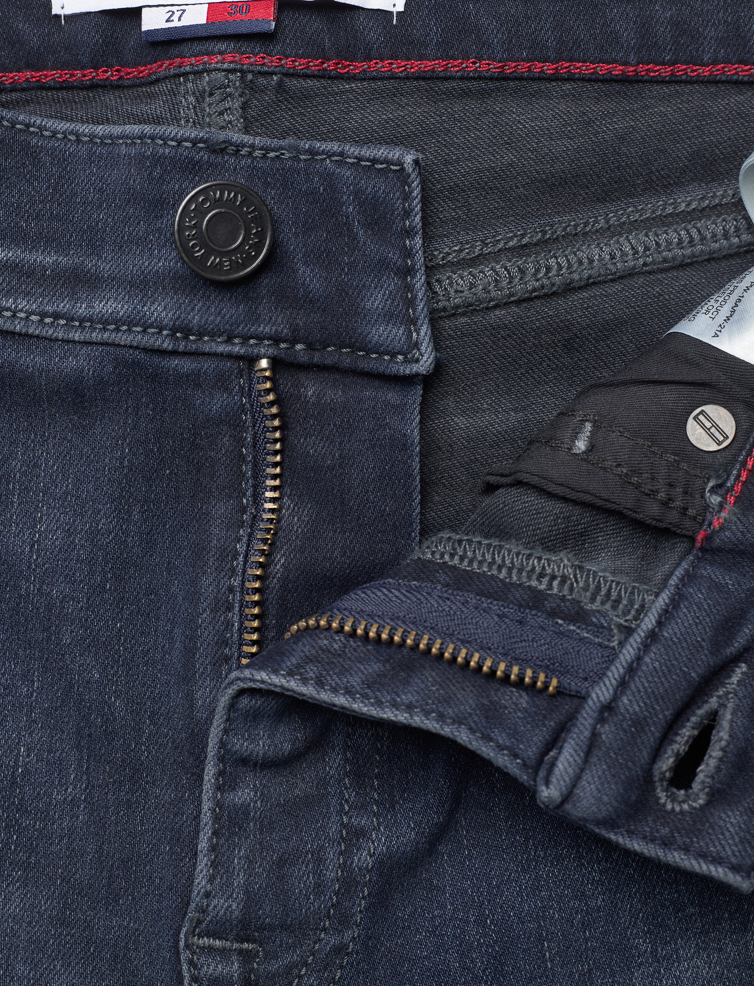 Tommy Jeans - NORA MR SKNY JDBST - jade dark blue str - 3