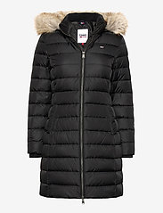 Tommy jeans quilted down coat bds black Clearance