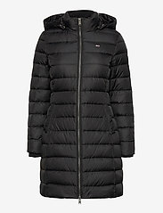 Tommy Jeans - TJW ESSENTIAL HOODED DOWN COAT - winter coats - black - 2