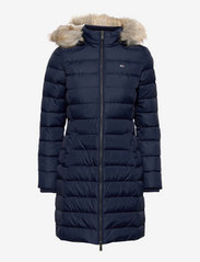 TJW ESSENTIAL HOODED DOWN COAT - TWILIGHT NAVY