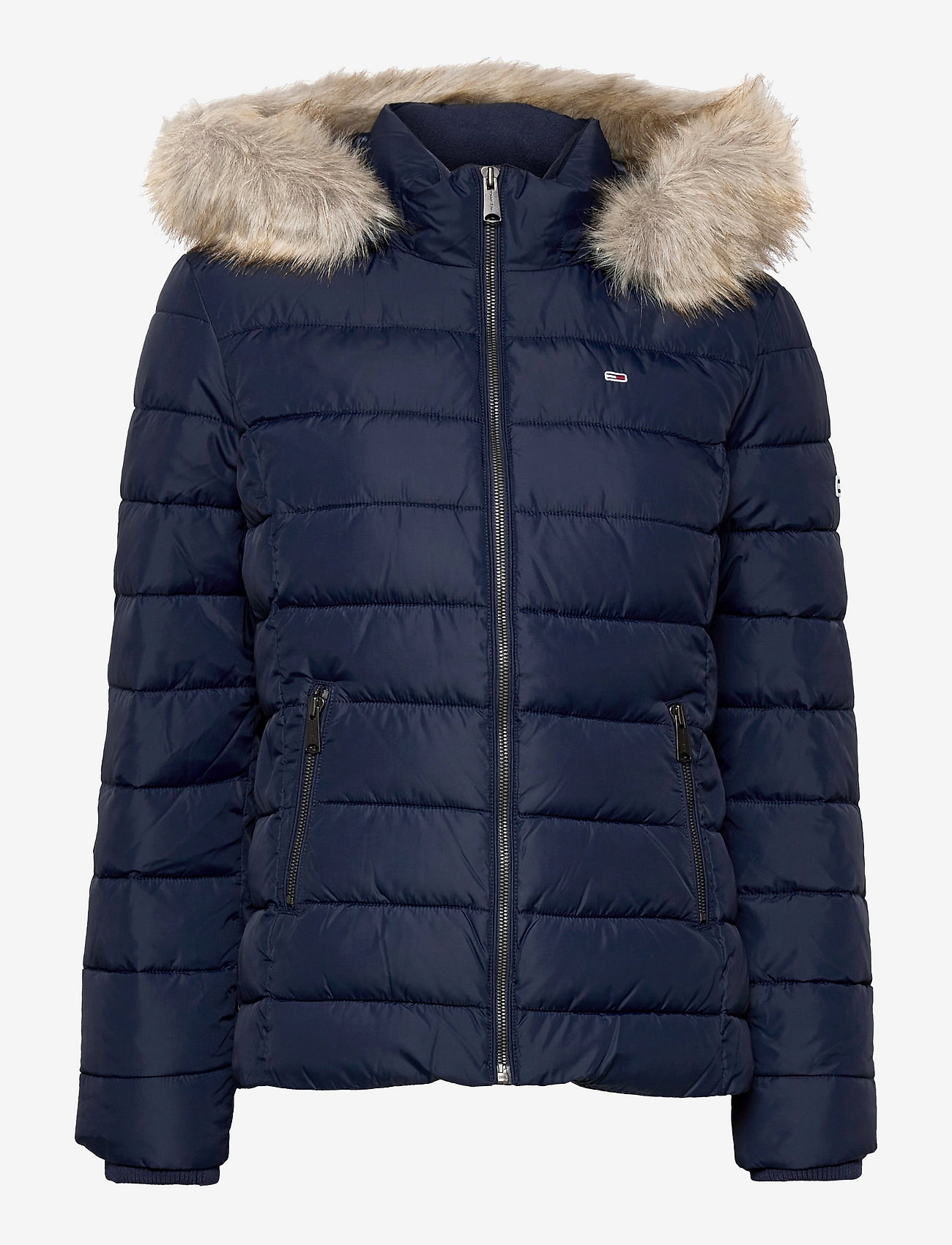 Tommy Jeans - TJW ESSENTIAL HOODED JACKET - down- & padded jackets - twilight navy - 0